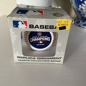 Chicago Cubs 2016 World Series Champions Topperscot Baseball Replica Ornament